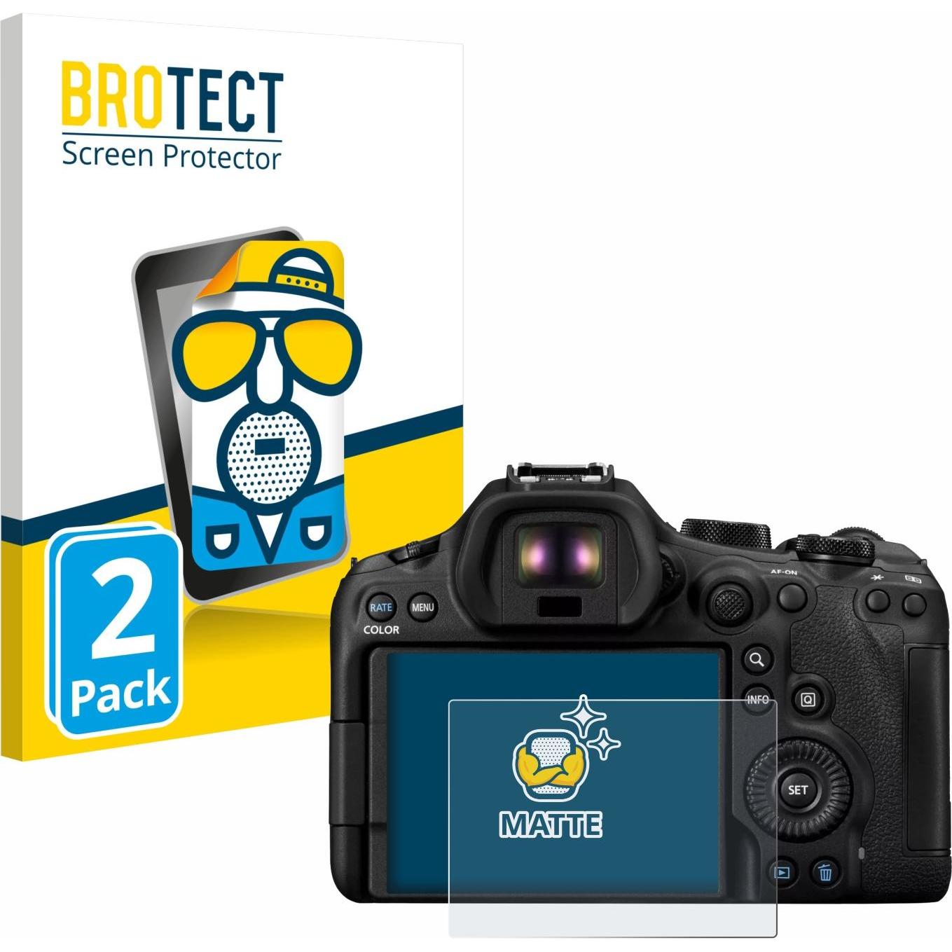 BROTECT Pellicola Opaca (Pellicola protettiva, Canon EOS R6 Mark II), Custodia fotocamera, Trasparente