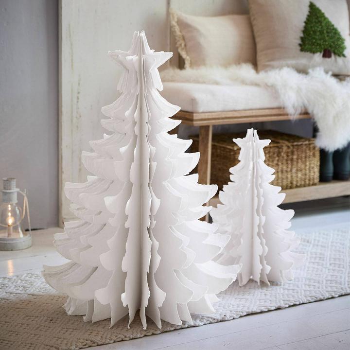 Actual product image Loberon Deco Tree Set of 2 Amuré White