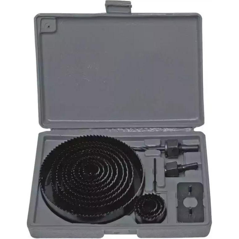 Dedra, Lochsäge, square hole saw set for wood 12 pcs. 19-127 mm (0793) (19, 22, 28, 32, 38, 44, 51, 64, 76, 89, 102, 127...