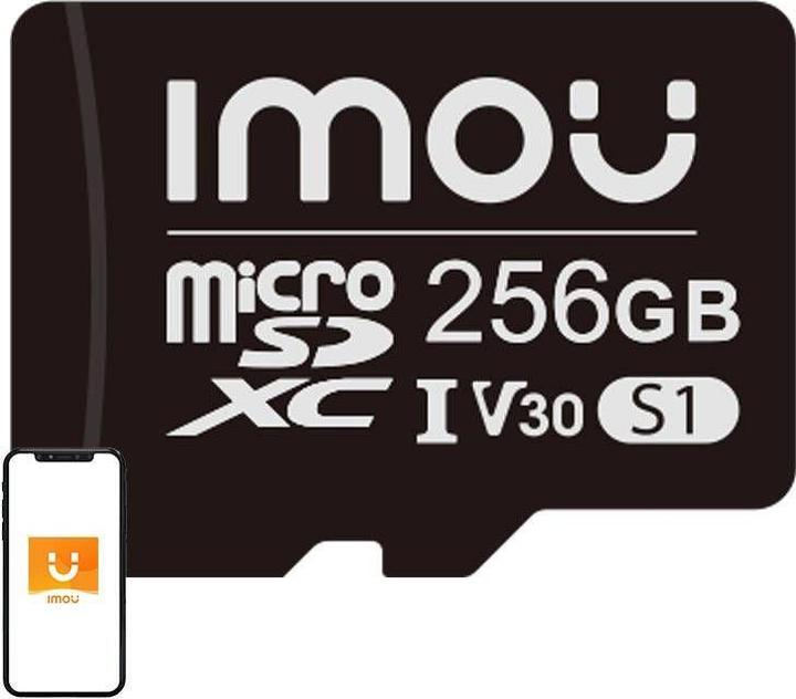 Productafbeelding Imou Geheugenkaart microSD (UHS-I, SDHC, 10/U3/V30, 95/38) (256 GB, microSD, U3, UHS-I)