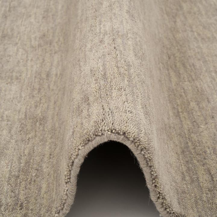 Actual product image Pergamon Wolle Natur Teppich Gabbeh Einfarbig (160 x 230 cm)