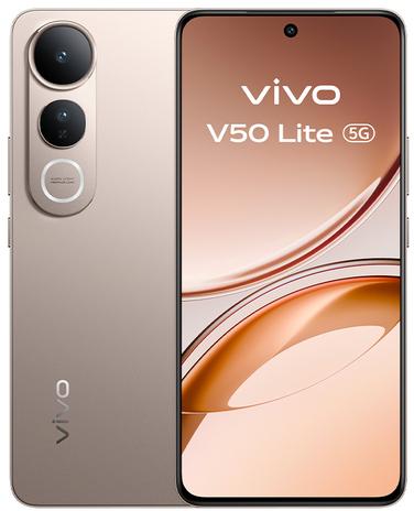 Image du produit Vivo V50 LITE 8+256GB 5G GOLD (256 Go, Titane Or, 6.77", Double SIM, 5G)