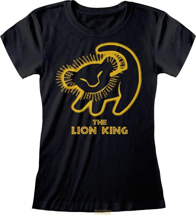 Actual product image NoName LION KING - Fitted T-Shirt - Classic - Silhouette (XL) (XL)