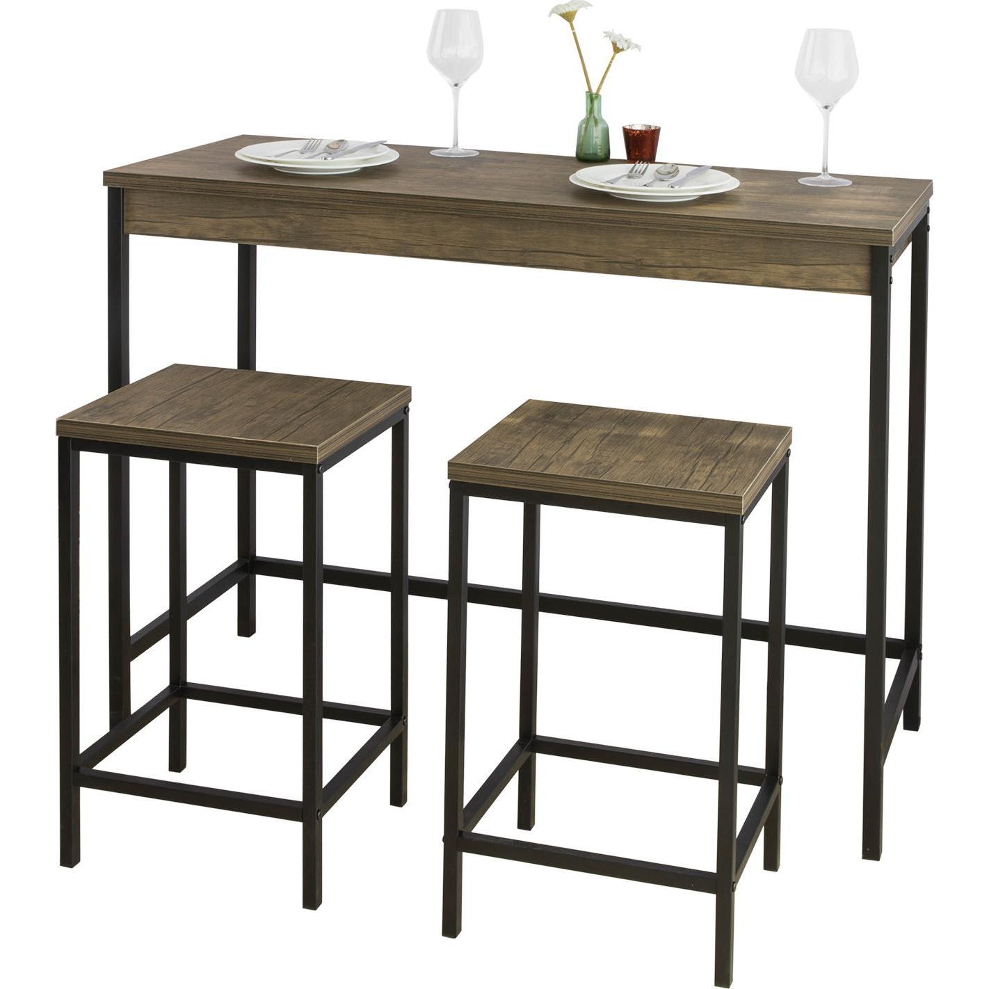 SoBuy, Bartisch, OGT30-N (121 x 97 x 46 cm)