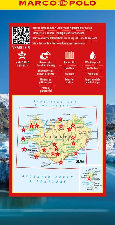 Produktbild Reisekarte Island 1:500.000