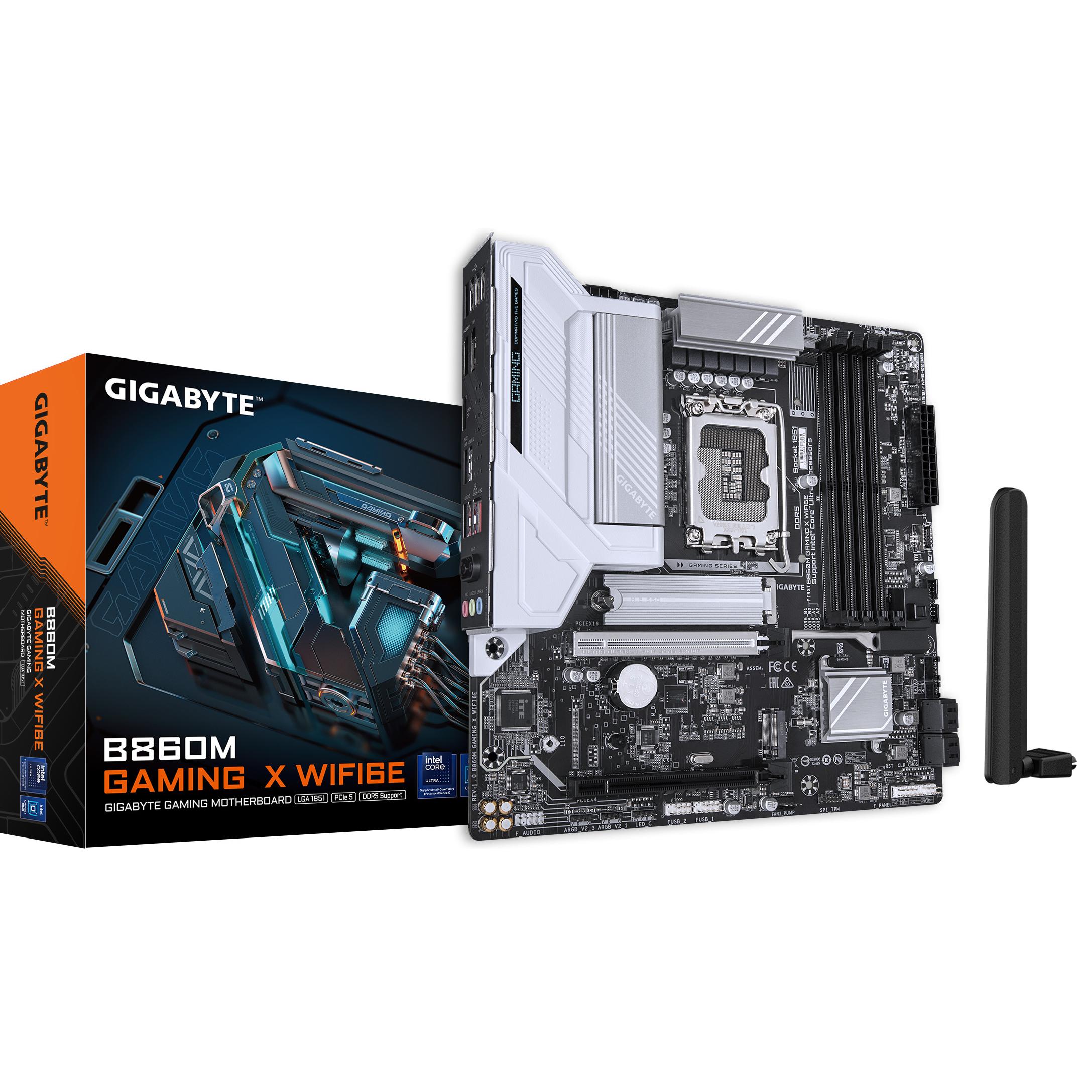 Gigabyte MB GBT Intel 1851 B860M GAMING X WIFI6E (Socket S1, Intel B860, mATX), Mainboard