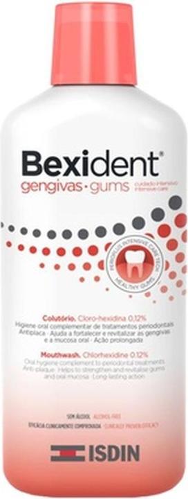 Immagine prodotto Isdin Bexident Gums Intensive Care Mouthwash 500ml (500 ml, Collutorio)