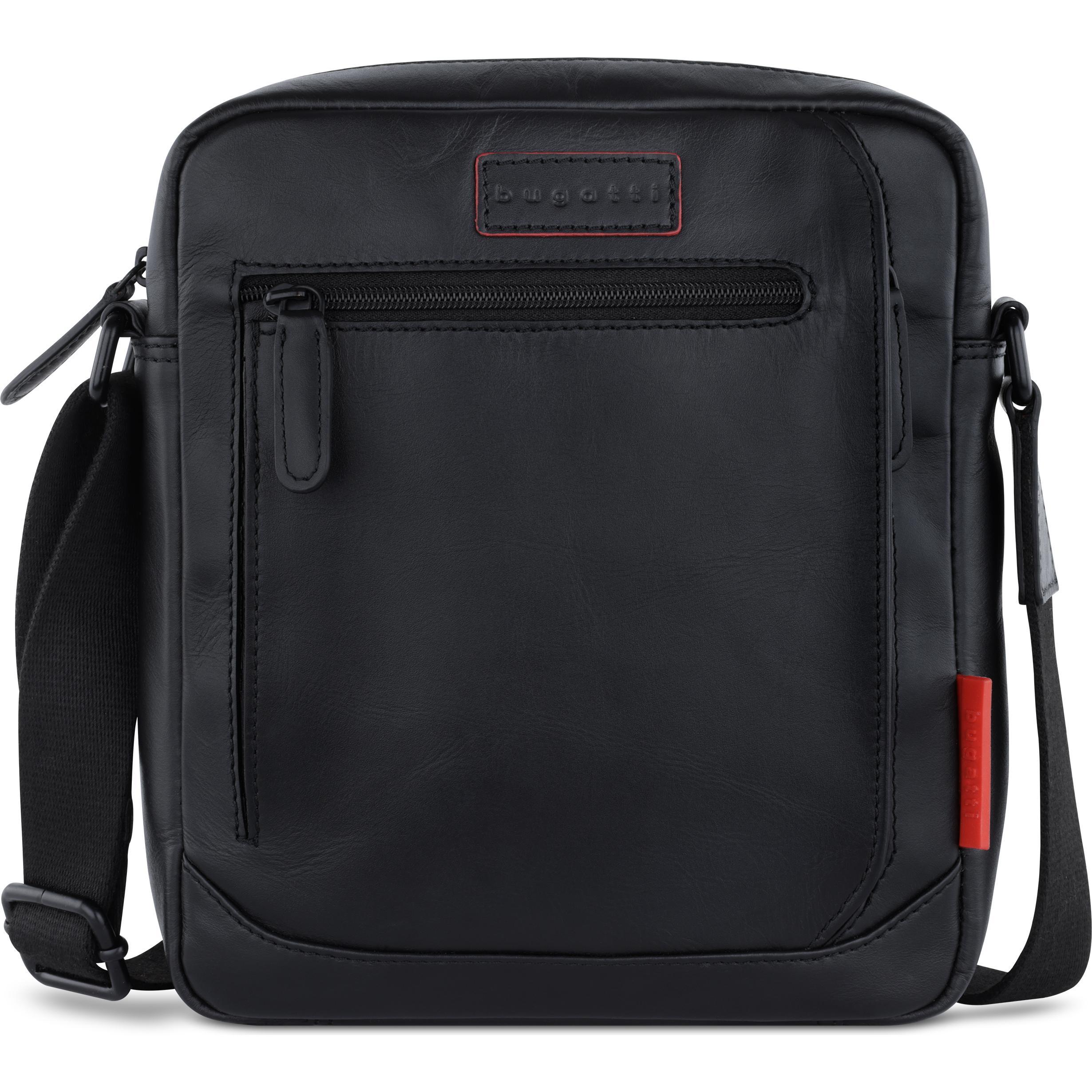 Bugatti, Handtasche, Clark Schultertasche, Schwarz