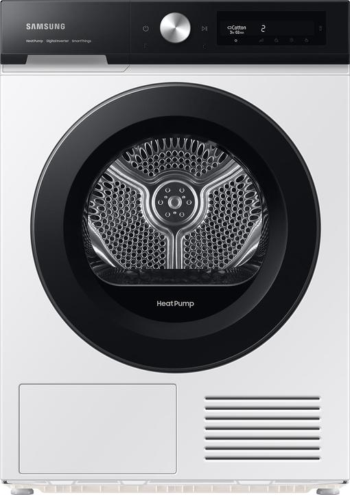 Samsung DV90BB5245AES3 Optimal Dry 9 kg Frontlader-Wäschetrockner Klasse A++, schwarze Tür (9 kg, Rechts)