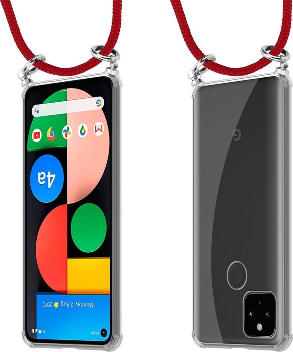 Produktbild Cadorabo TPU Handy Kette SILBER Cover