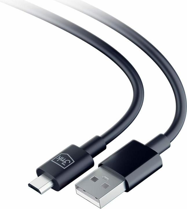 Image du produit 3MK Câble Hyper Cable USB-A - Micro USB 1.2m 5V 2,4A Czarny/Black (1.20 m, USB 3.0, 12 W)