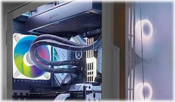 Actual product image Arctic P12 PWM PST A-RGB 0dB (White) Value Pack (120 mm, 3 x)