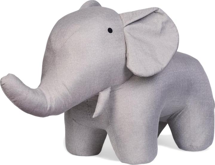 Actual product image Childhome Standing Elephant - Linen - Grey | Béaba