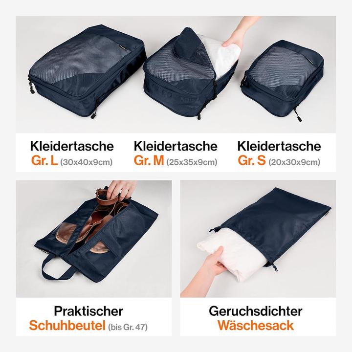 Produktbild Travely 5-teiliges Packwürfel-Set