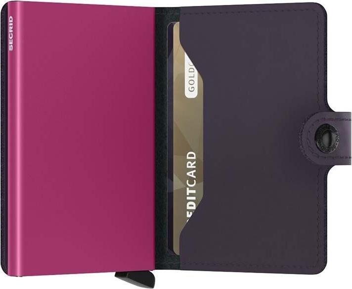 Actual product image Secrid Matte mini wallet -lompakko, liila/ fuksia