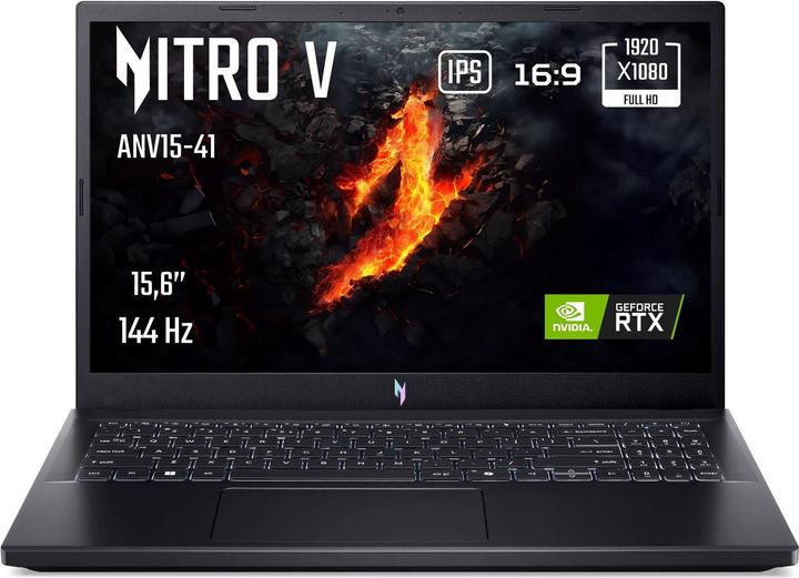 Produktbild Acer Nitro V15 15,6" FHD IPS R5-7535HS 16GB/512GB SSD RTX4050 W11 NH.QPEEG.00A (15.60", AMD Ryzen 5 7535HS, 16 GB, 512 GB, DE)
