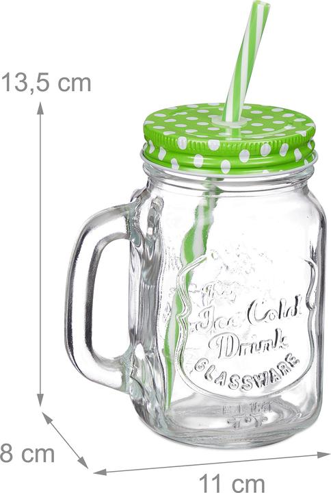 Produktbild Relaxdays 12x Trinkglas (0.50 l, 12 x)