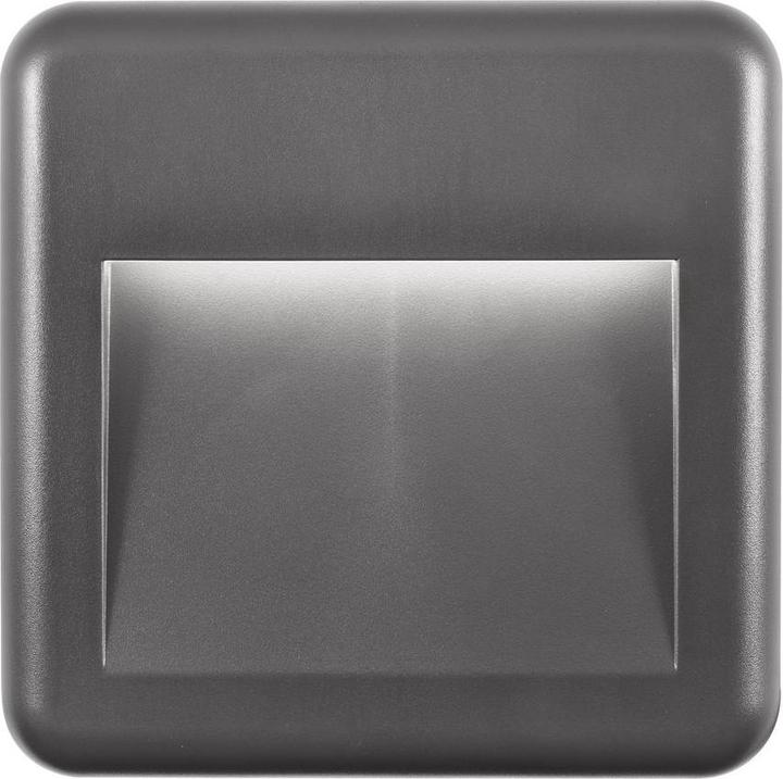 Nova Luce PULSAR LED wall light grey 4W IP54 warm white 14x3x14cm 812302