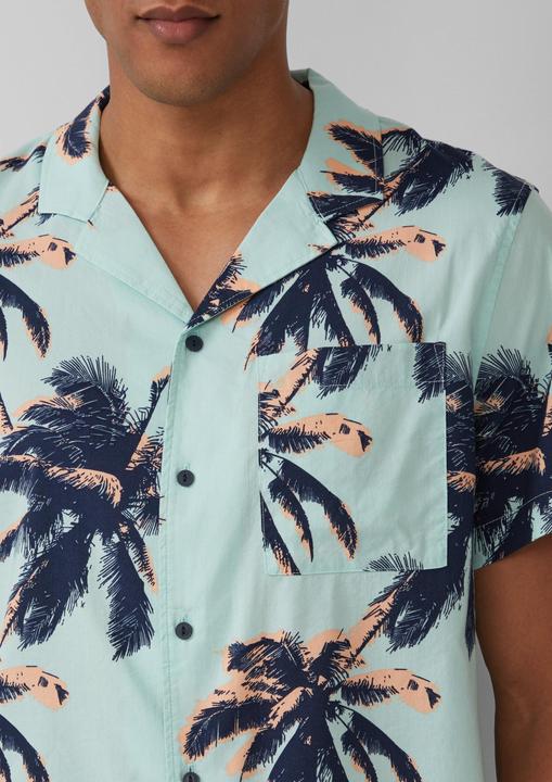Produktbild S.Oliver Hemd Resort Fit: Kurzarmhemd aus Viskosemix (M)