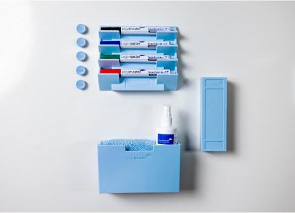 Actual product image Legamaster Whitebord accessory holder, pastel blue