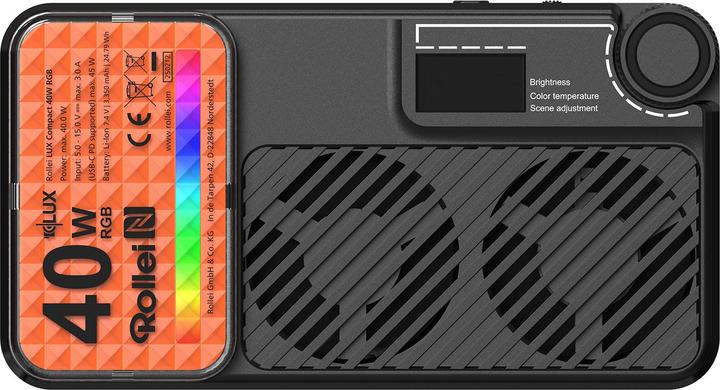 Productafbeelding Rollei LED-Dauerlicht | Compact 40W RGB | LUX-Serie (Videolicht)