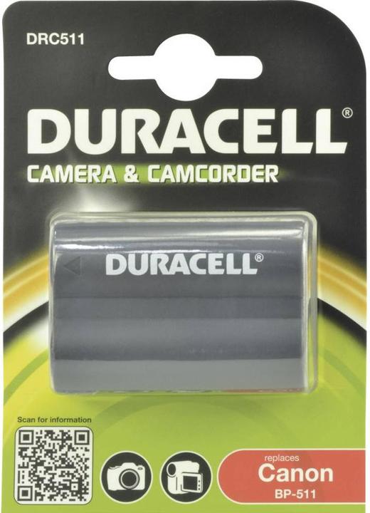 Image du produit Duracell Batterie au lithium-ion BP-511 (Batterie de l'appareil photo)