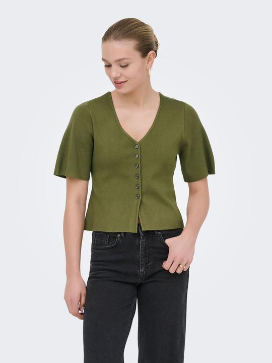 Produktbild Only Onllucy Ss V-Neck Button Ex Knt (S)
