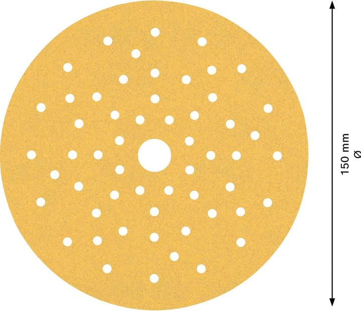Image du produit Bosch Professional Zubehör Papier abrasif Expert C470 multi-trous pour ponceuse excentrique, 150 mm, G 120, 5 pcs. (120)