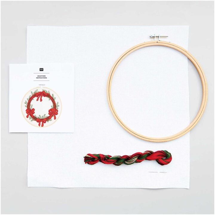 Actual product image Rico Design Cross stitch, picture wreath.100378