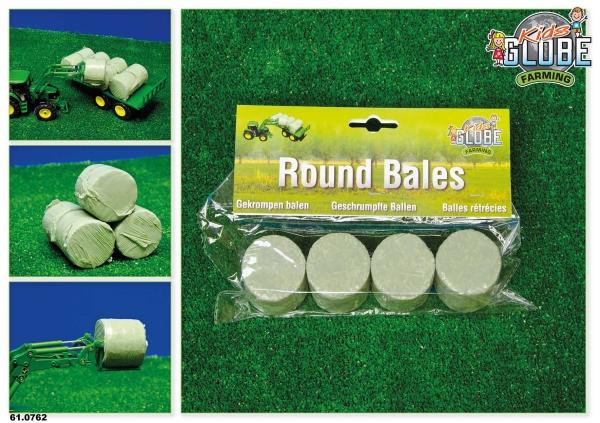 Image du produit Kids Globe Farming Ronde Kuilvoerbalen 1:32, 4st.