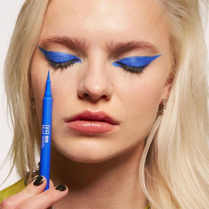 Productafbeelding 3INA De Colour Pen Eyeliner (850 Blauw)