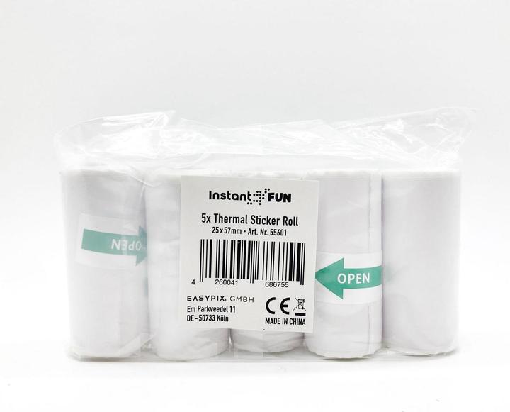 Immagine prodotto Easypix InstantFUN Sticker-Set zum Nachfllen (5 Stck)