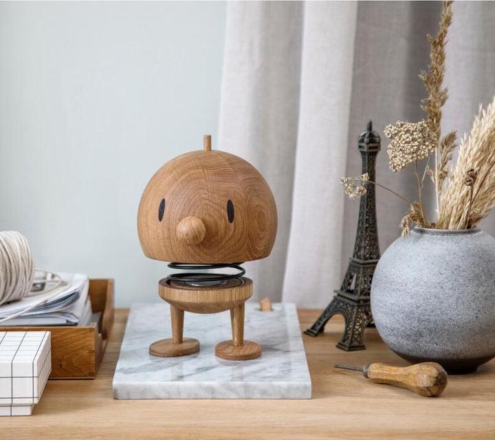 Actual product image Hoptimist Tischleuchte Eiche L, 10 x 10 x 15 cm, Braun