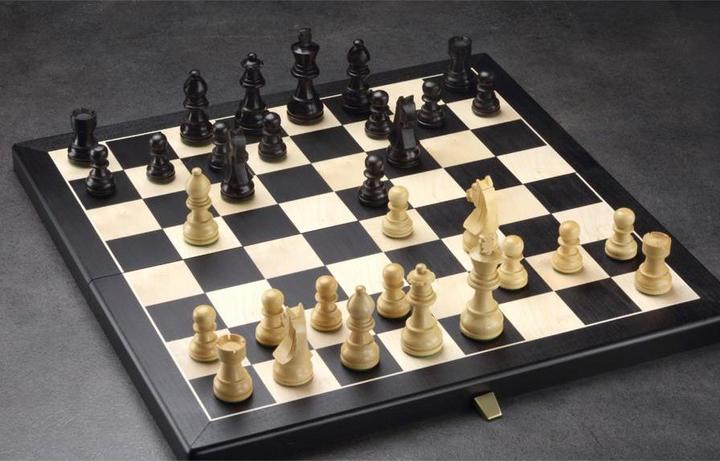 Ulbrich Design Schachkassette Schwarz/Ahorn