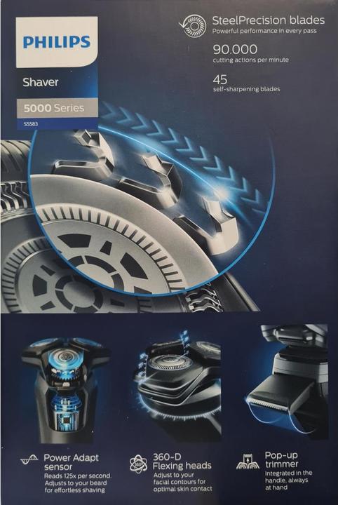 Image du produit Philips SHAVER Series 5000 S5583/38 Rasoir rotatif pour hommes