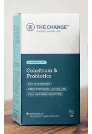 Actual product image BE THE CHANGE Colostrum & Probiotics (120 Piece, Capsules, 44 g)