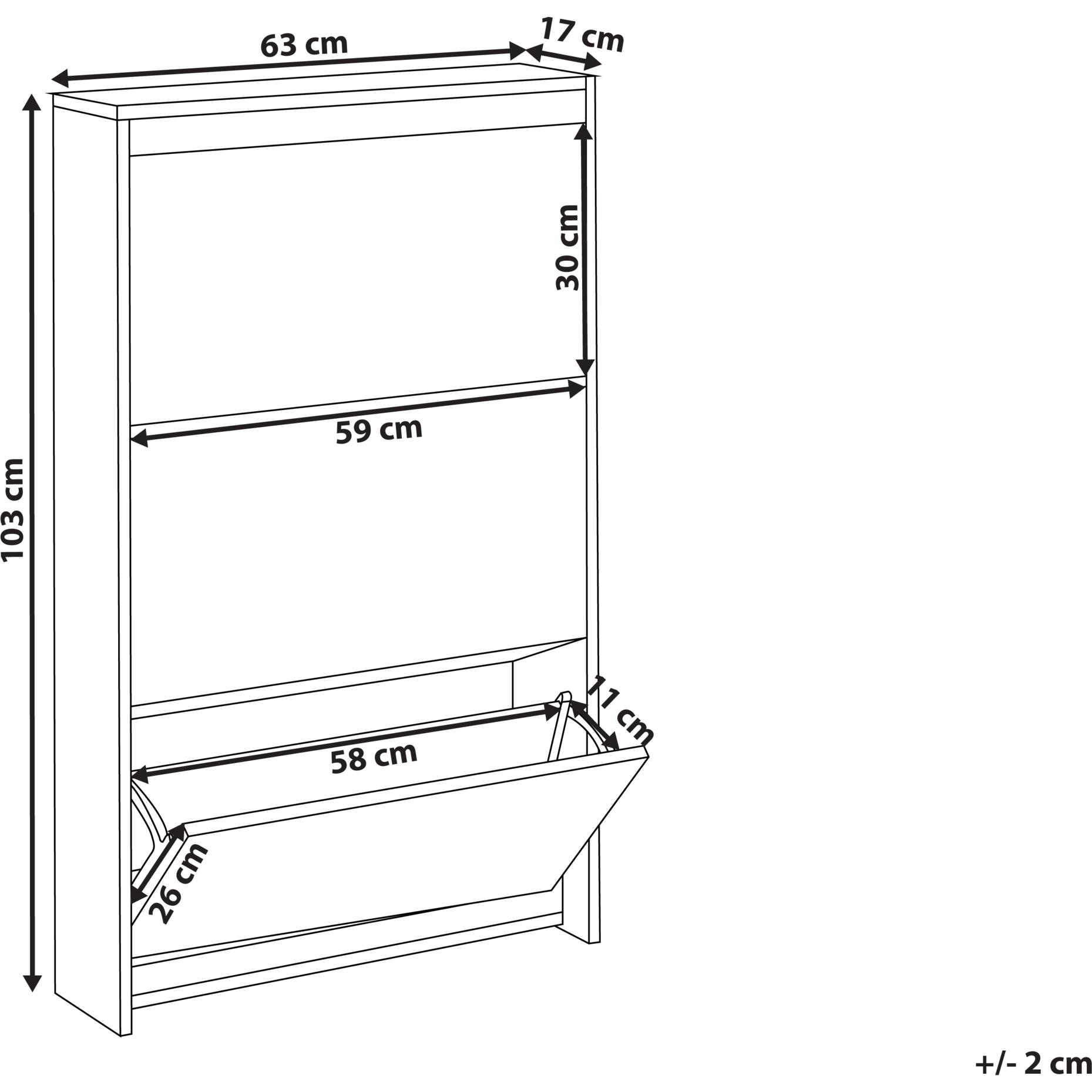 Thumbnail - Beliani, Schuhschrank, Midfield