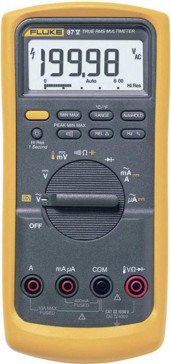 Fluke 87v (CAT III 1000V, CAT IV 600V, Multimètre portable)