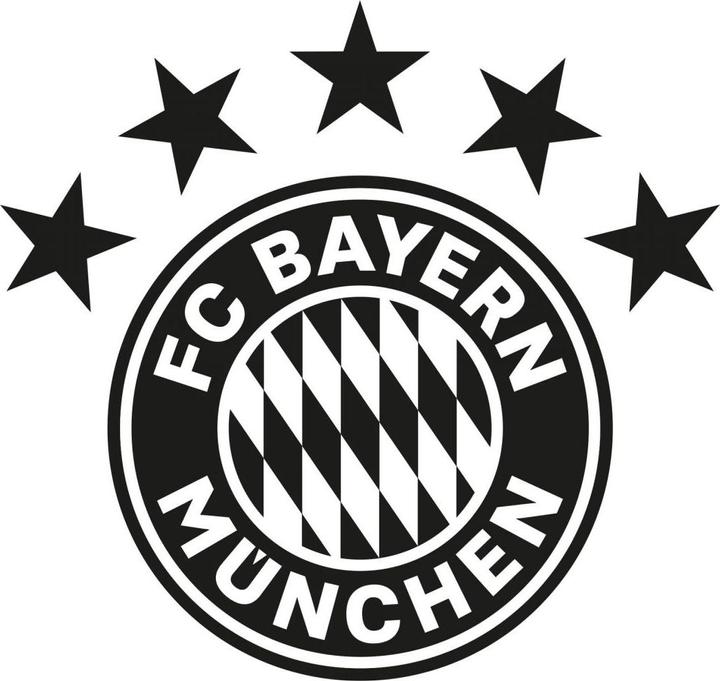 Produktbild FC Bayern München Logo einfarbig (30 x 28 cm, 90 x 85 cm, 120 x 113 cm, 50 x 47 cm)