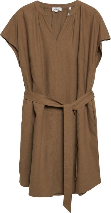 Produktbild s.Oliver Leinenmix-Kleid mit Eingrifftaschen (50)