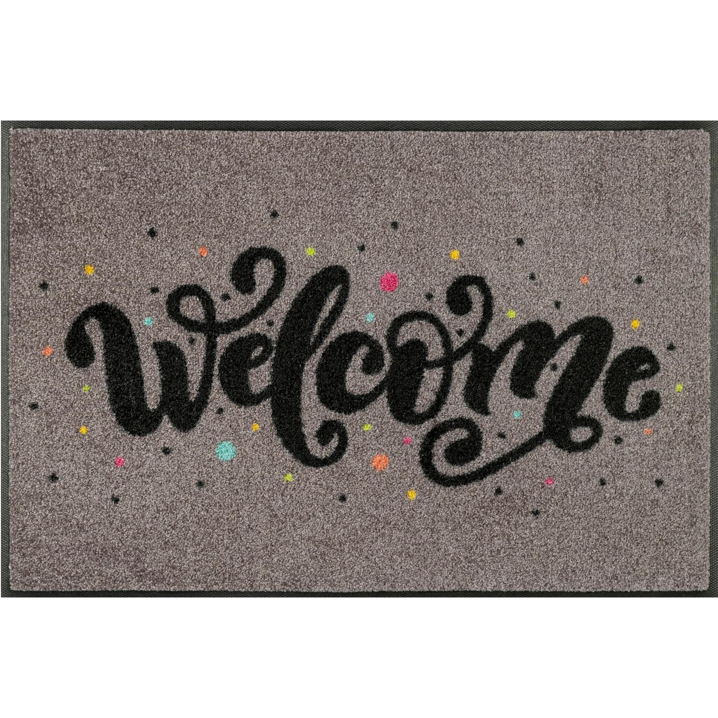 Wash + Dry, Zerbino, Zerbino 50 x 75 cm motivo WELCOME CONFETTI (50 x 75 cm)