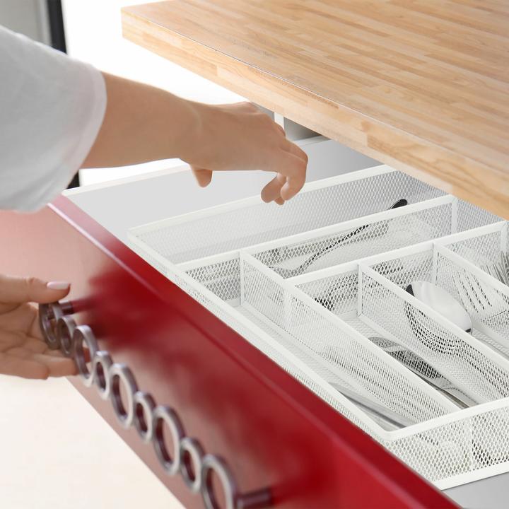 Actual product image Relaxdays Cutlery box metal