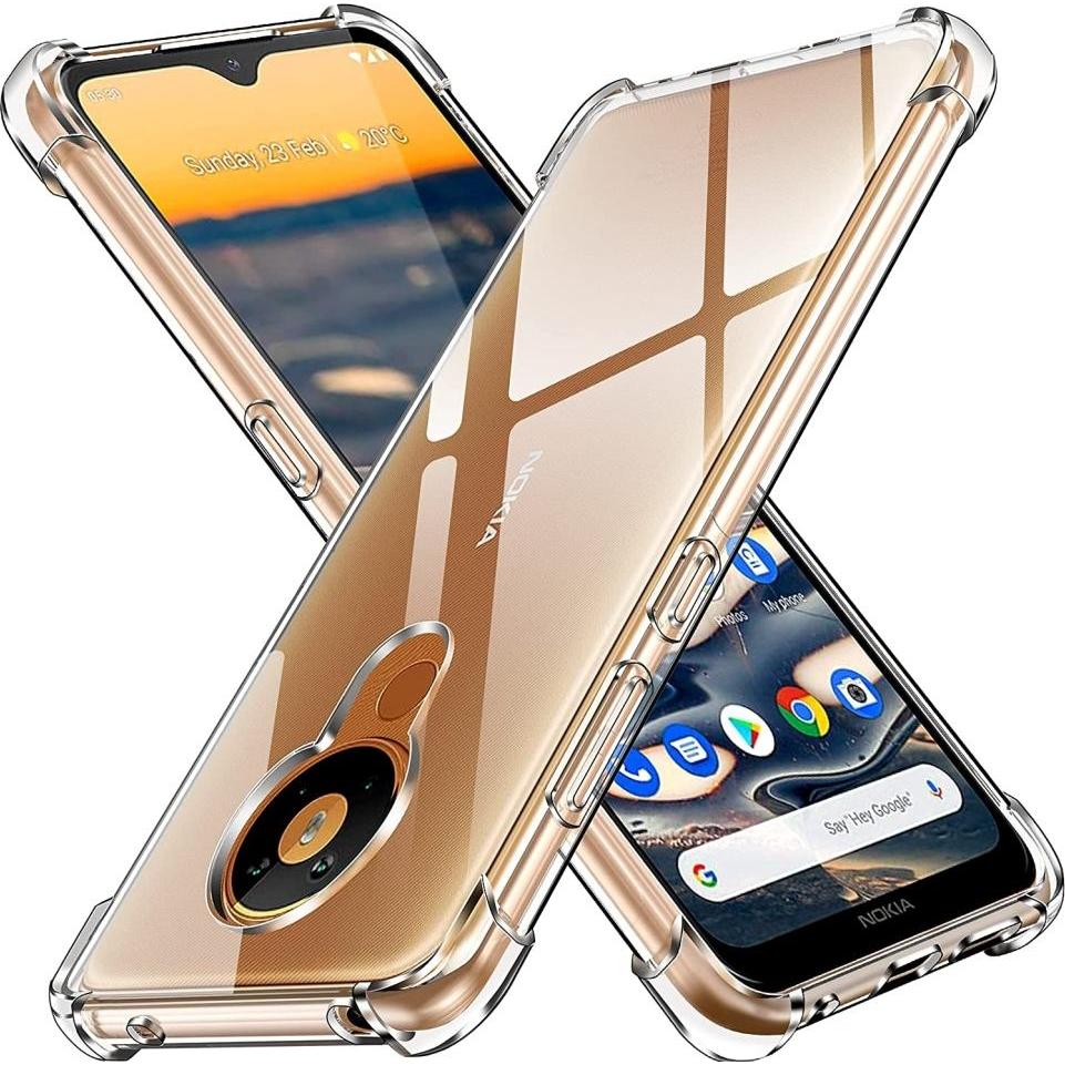 Screenguard Nokia 5.3 Crystal Soft Airbag Bumper (Nokia 5.3), Smartphone Hülle, Transparent