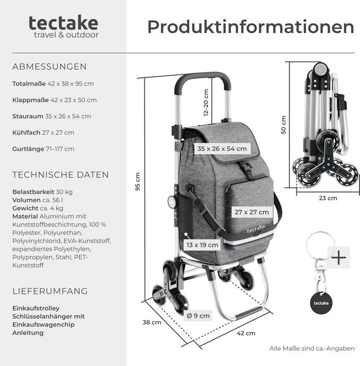 Produktbild tectake Shopper 3-in-1