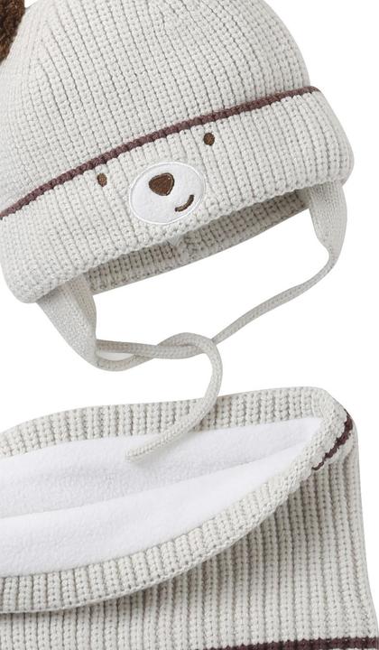 Immagine prodotto Vertbaudet Baby Set: Mütze mit Bärenohren, Snood und Fäustlinge (62/68)