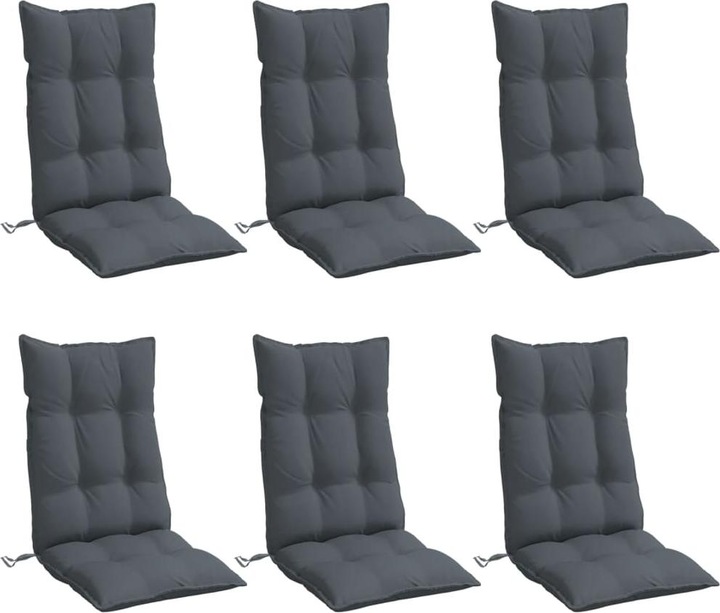 Productafbeelding VidaXL Hoge rugkussens 6 stuks. Oxford stof (120 x 50 x 7 cm)