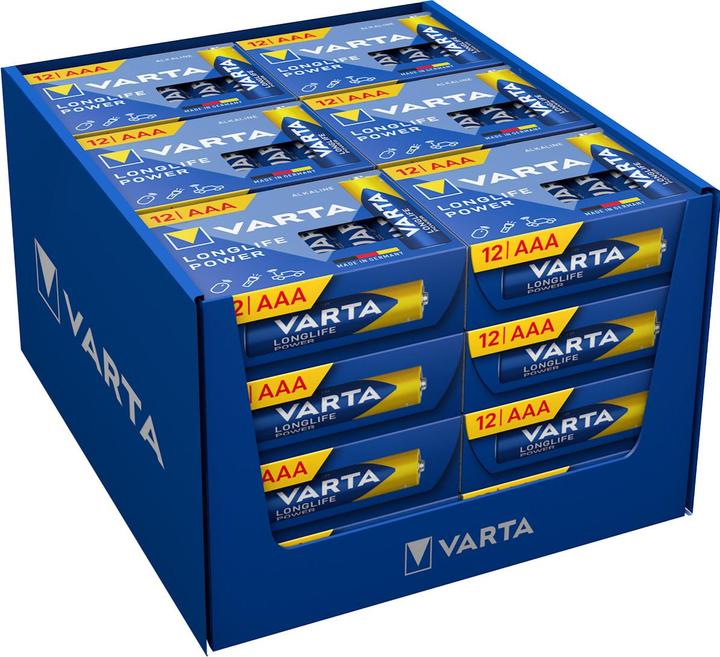 Produktbild Varta LONGLIFE Power Box (12 Stk., AAA, 1260 mAh)