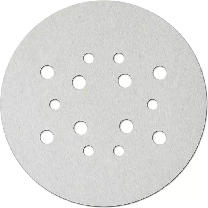 Produktbild Dedra Schleifscheiben weiss universal 225mm, Körnung 100, Klettverschluss, Satz à 5 Stück (100)