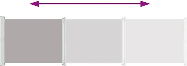 Produktbild vidaXL Seitenmarkise (6 m)