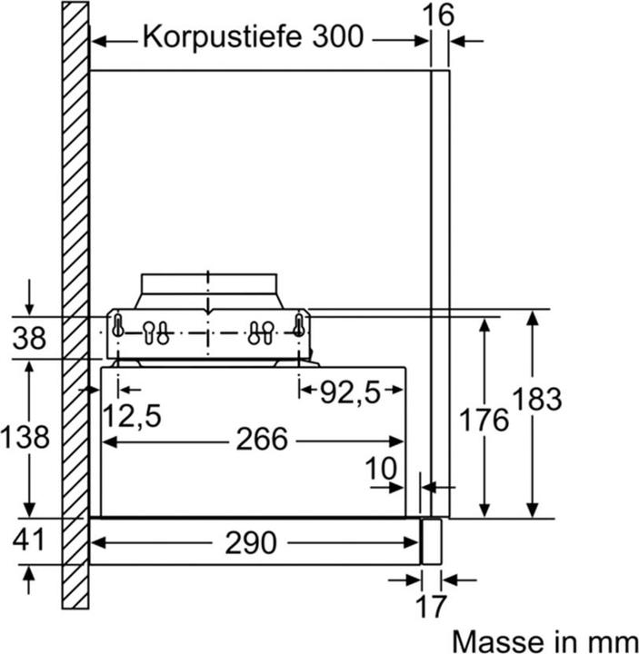 Actual product image Bosch Hausgeräte DFM064W51C (Ceiling hood)